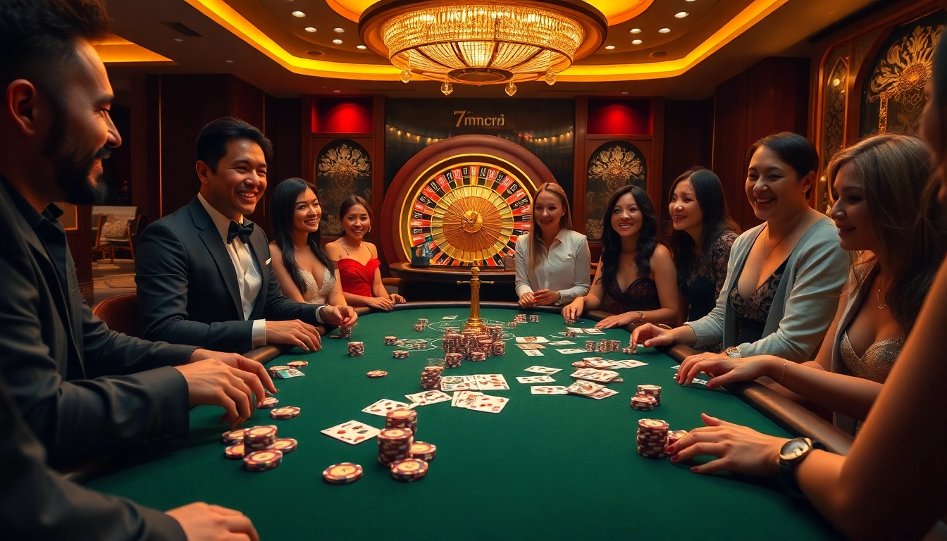 Experience the thrill of 7m cn in a glamorous casino poker scene filled with excitement.