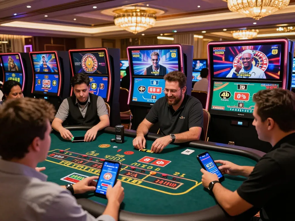 Players enjoying SC88 trang chủ live casino games in a vibrant, energetic setting.