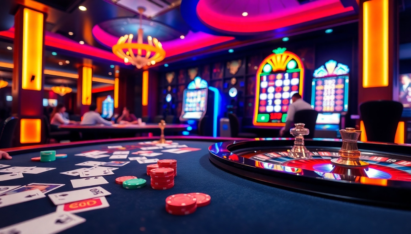 Experience the thrilling world of gaming at https://zbetm.org/ with colorful chips and strategy at the casino table.