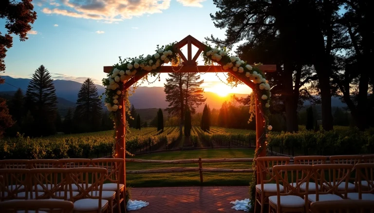Transform the northern california wedding venues with stunning sunset views and elegant ceremony setups.