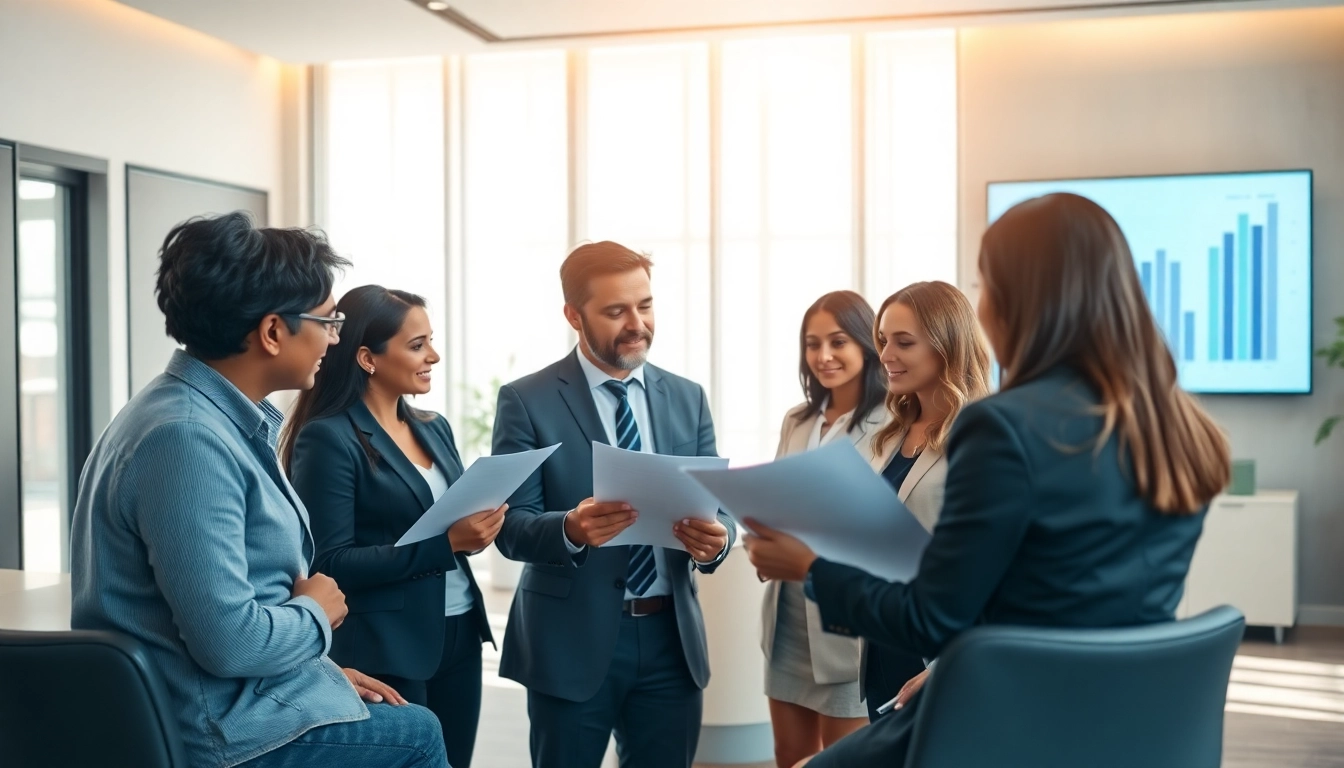 Clients engage with their fiduciary financial advisor Virginia Beach VA in a modern office.
