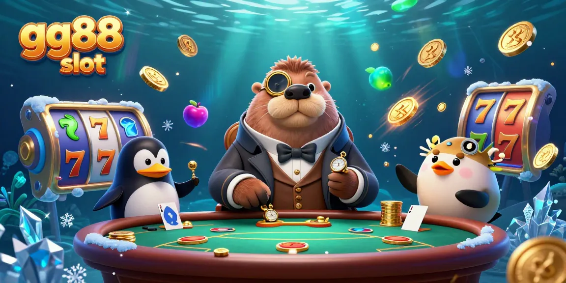 Experience exciting gameplay at gg88 slot with animated characters and dynamic slot elements under the sea.